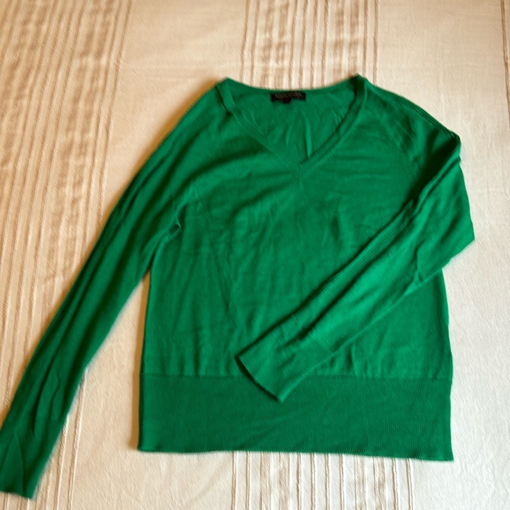Banana Republic merino wool green sweater Size S